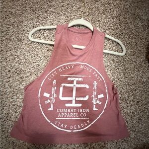 Workout Cropped Muscle Tee